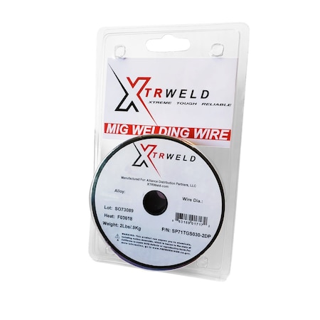 Xtrweld Filler Metal, Silicon Bronze, 0.035, Copper & Copper Alloys SPSILBR035-2DP